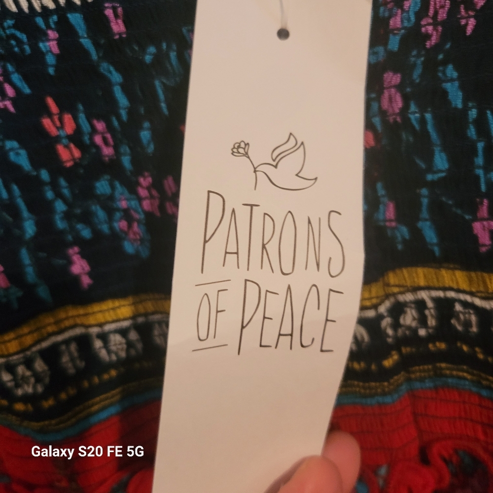 Patrons of Peace Multicolor Boho Tank Top - Picture 7 of 8